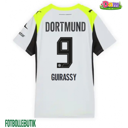 Borussia Dortmund Serhou Guirassy #9 Bortatröja Kvinnor 2025-26 Kortärmad